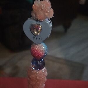 Miu Heart Charm Beaded Accessory